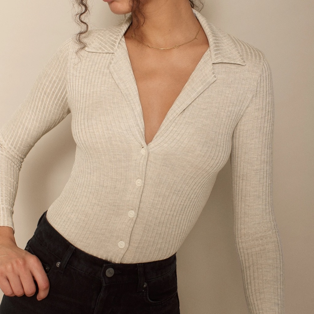 NWT Reformation Irina Knit Top